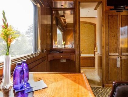 View to bathroom - Blue Train South Africa